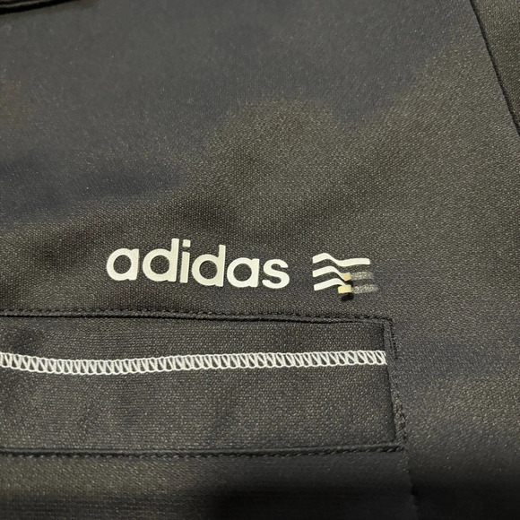 Adidas | Black Polo Golf Shirt  with Front Pocket - Picture 6 of 8